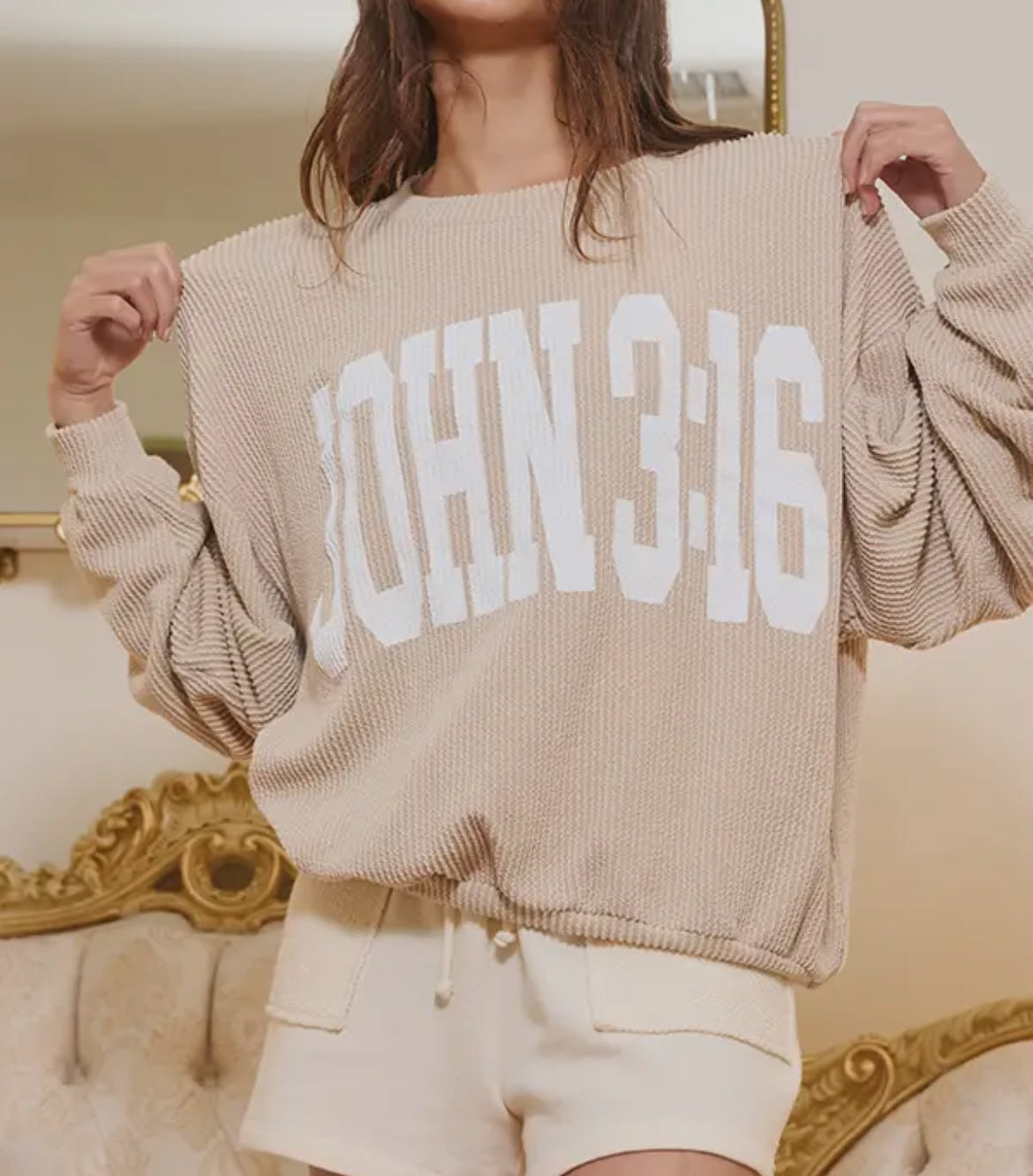 John 3:16 Oversized Graphic Shirt