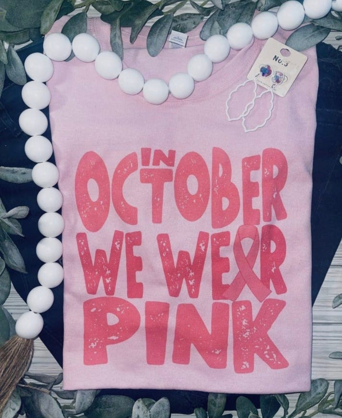 💞PRE-Order💞 In October We Wear Pink Tee