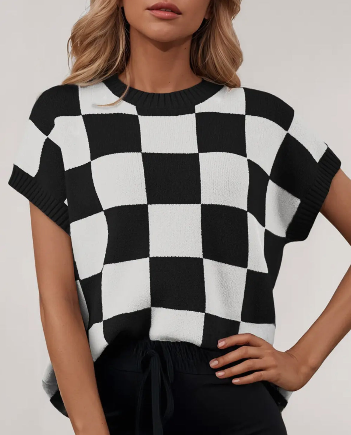 Checkered Sweater