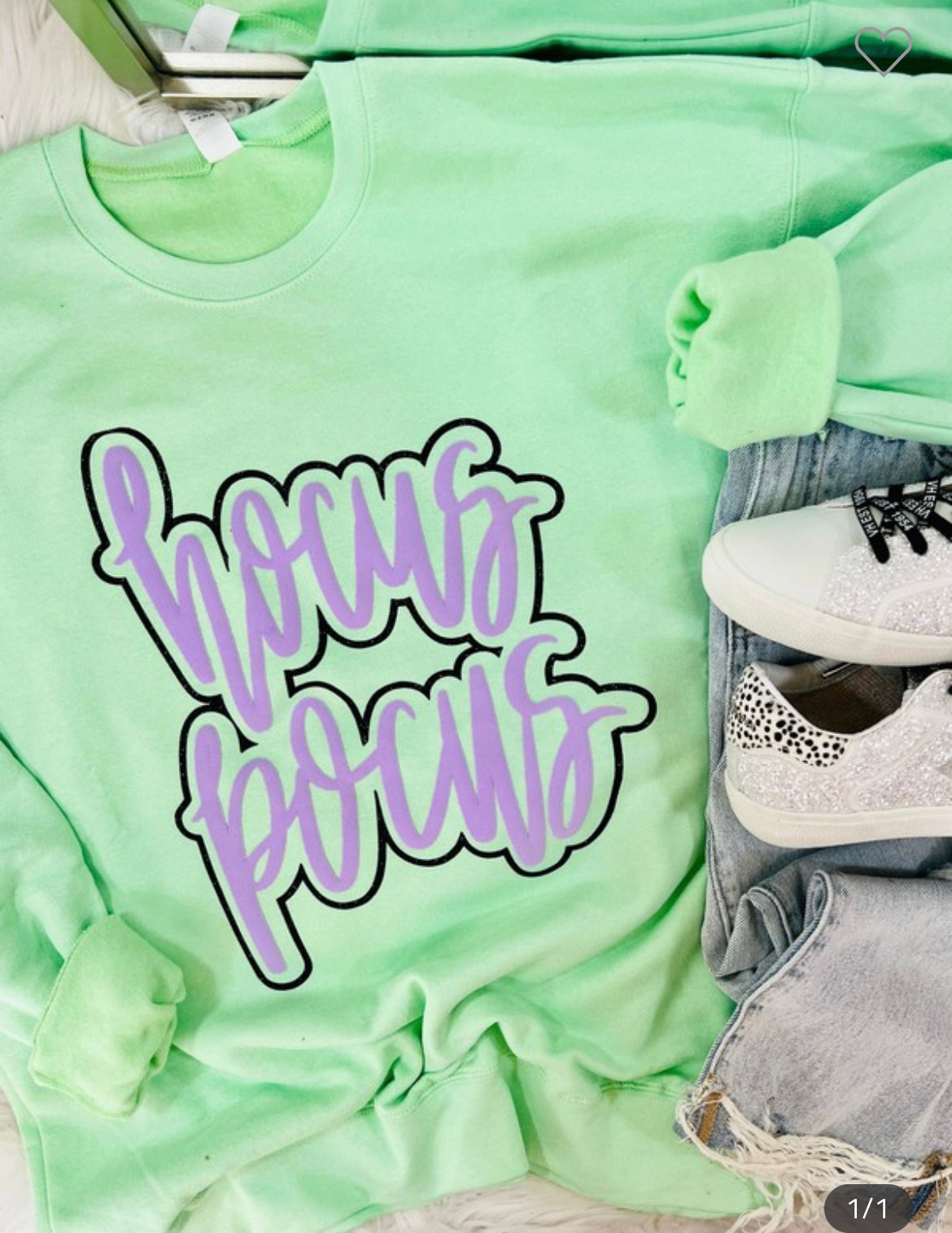 Hocus Pocus Glitter Puff Sweatshirt