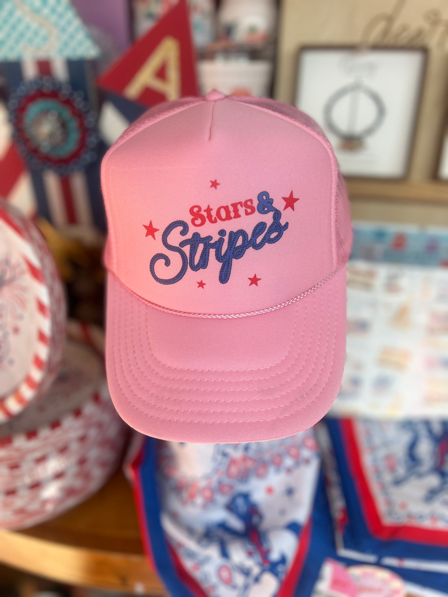 Stars and Stripes Trucker Hat