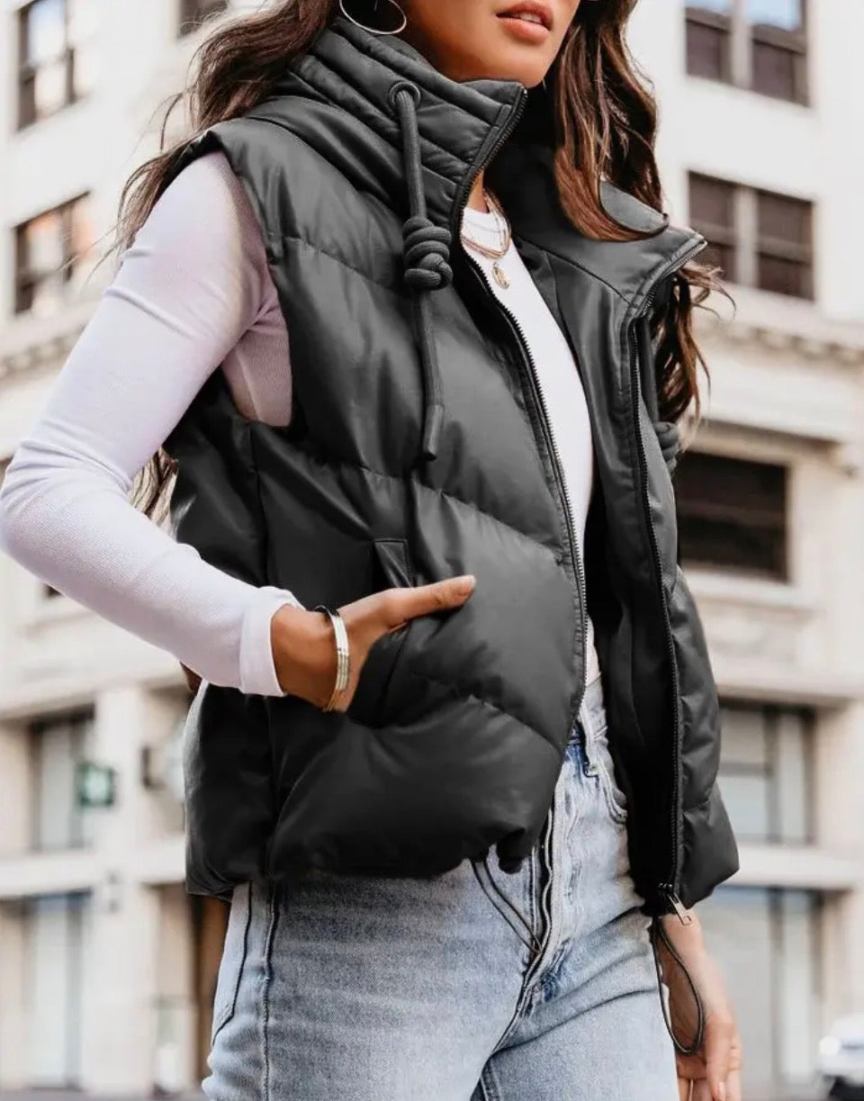 Hooded Puffer Vest