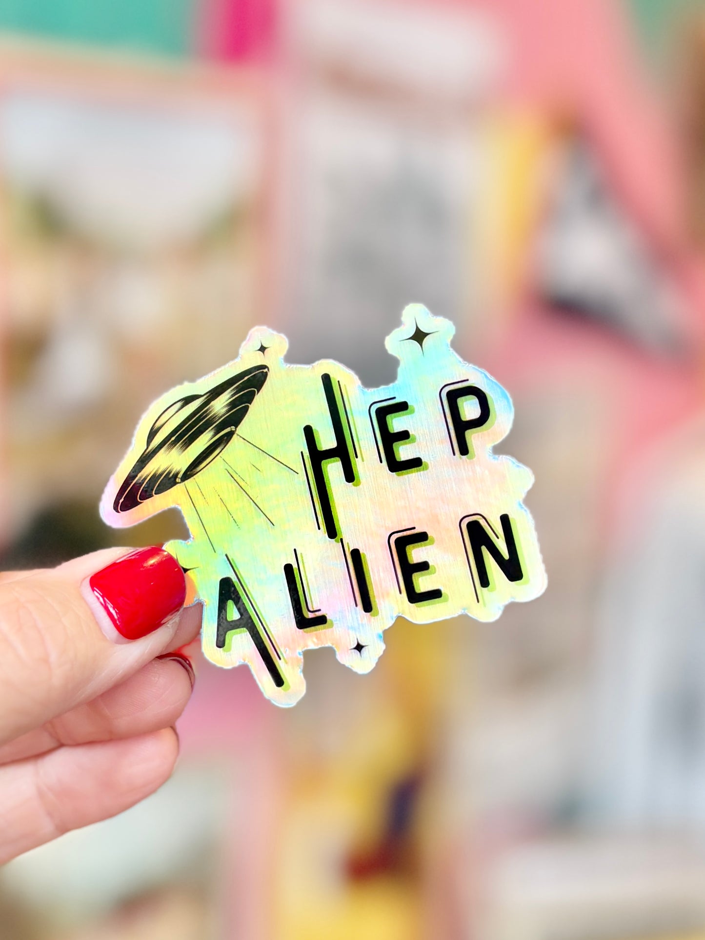 Hep Alien Sticker