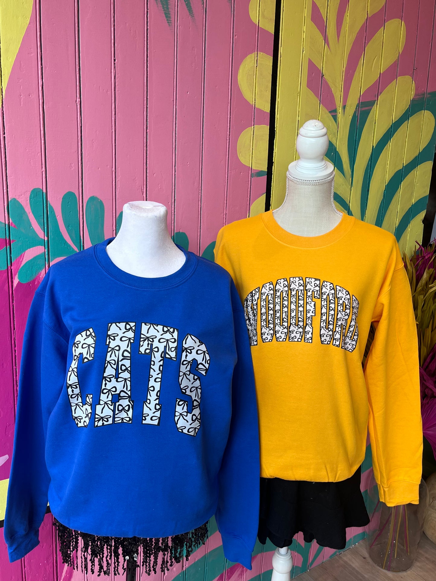 Cats Bow Sweatshirt