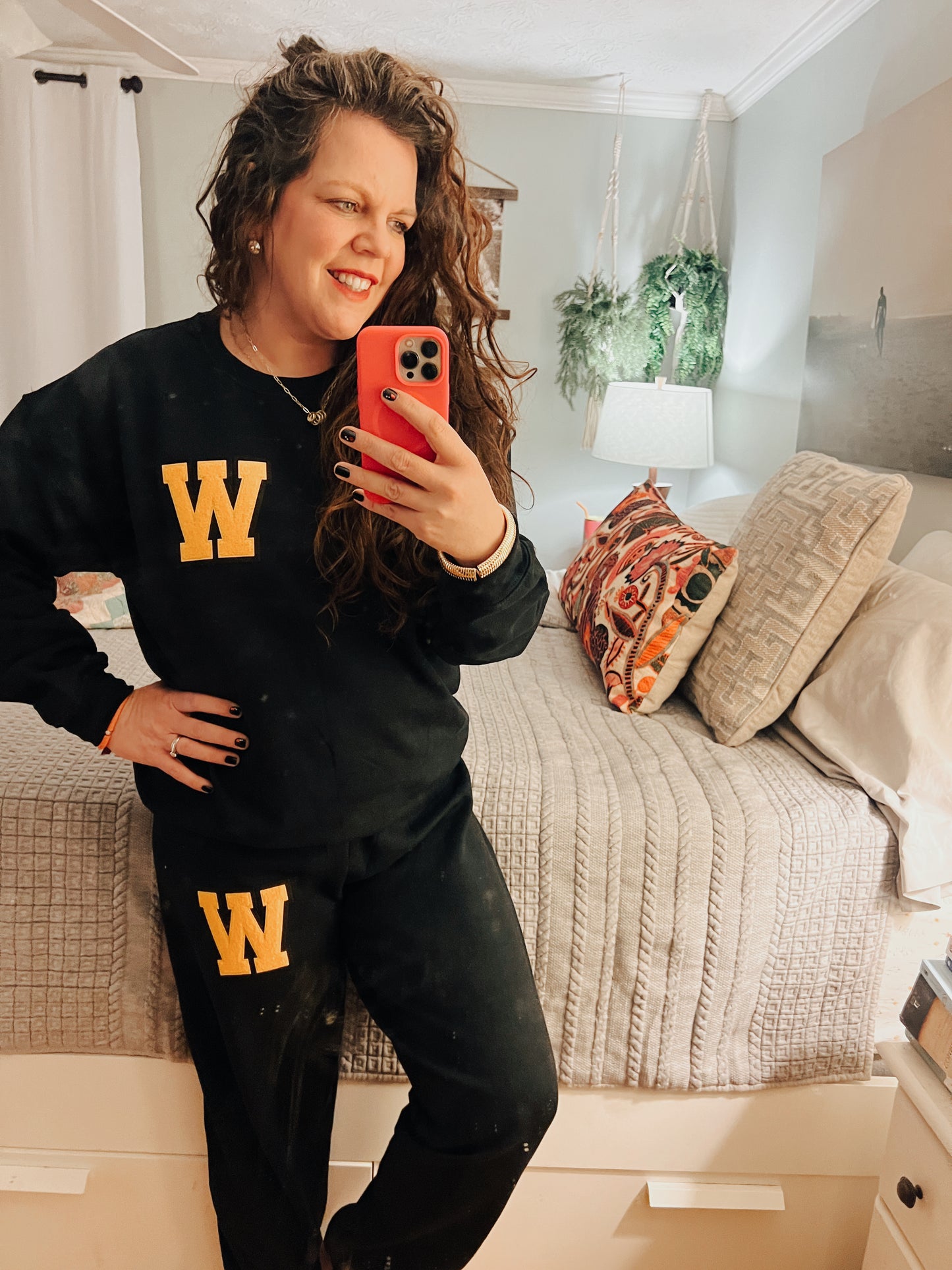 W Chenille Patch Matching Set