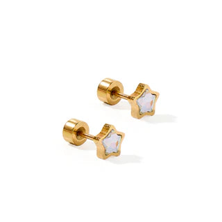 Linny Co Screw Back Stud Earrings
