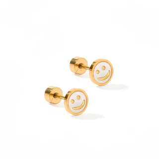 Linny Co Screw Back Stud Earrings