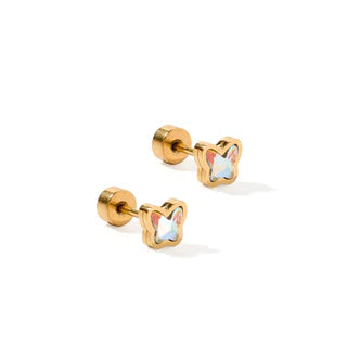 Linny Co Screw Back Stud Earrings