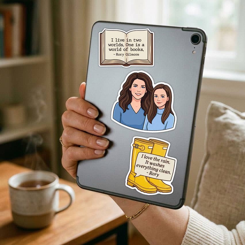 Gilmore Girls Inspired Rory Quote Laptop Sticker: Packaged