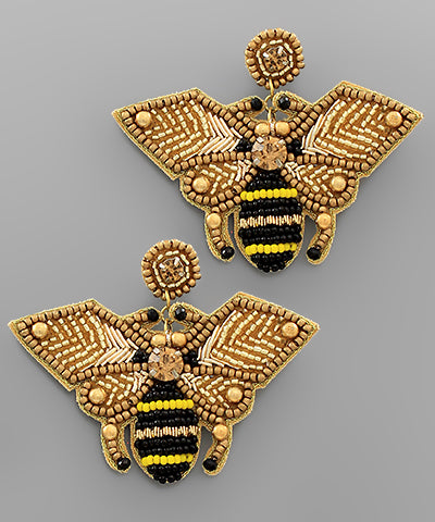 Woodford Yellow Jacket Earrings