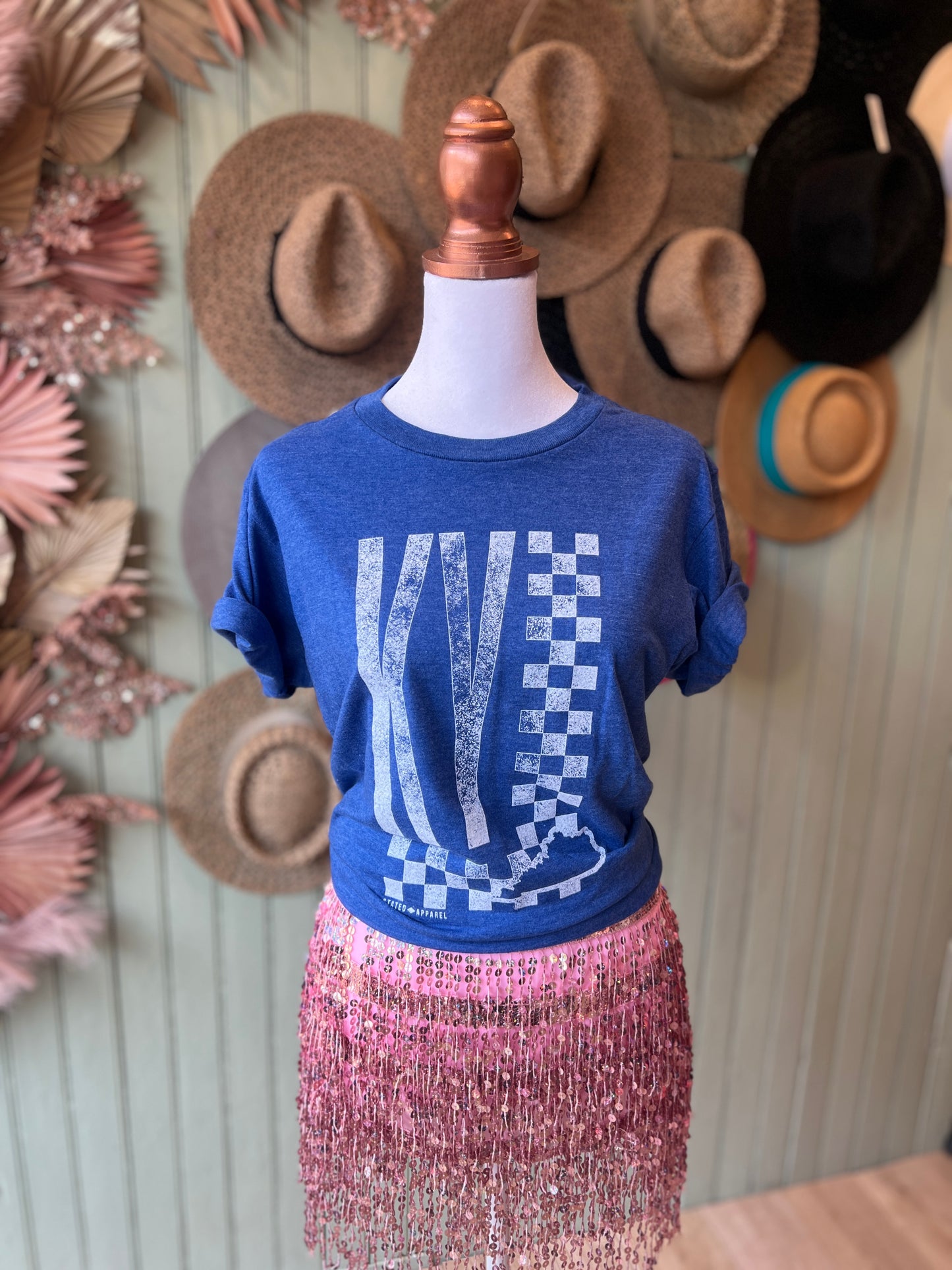 Kentucky Checkered T-Shirt