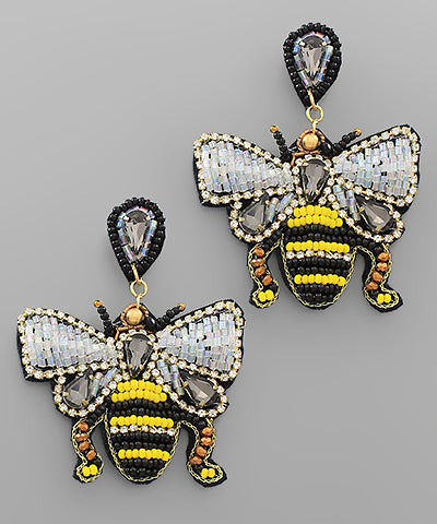 Woodford Yellow Jacket Earrings