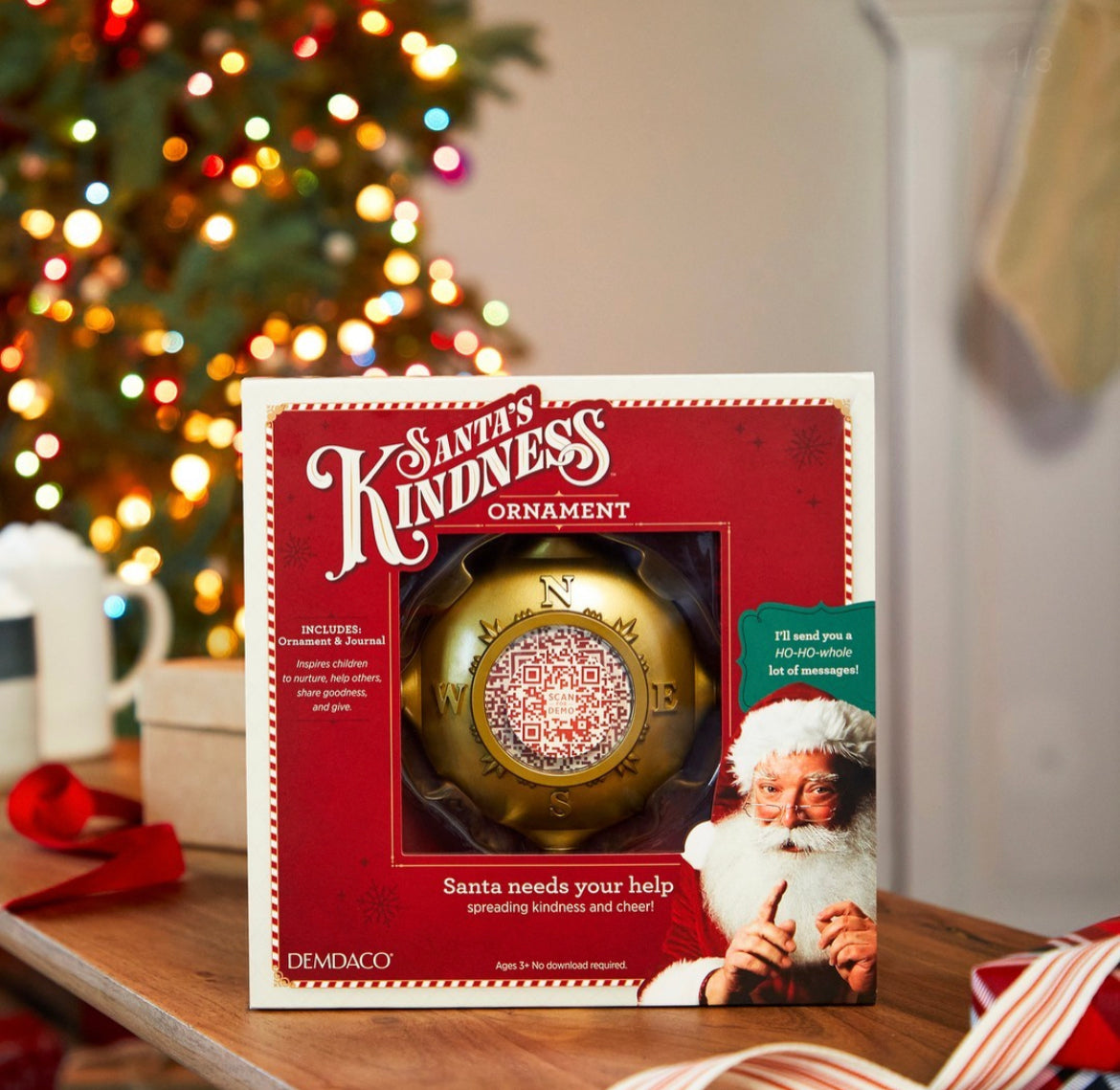 Santa Kindness Ornament