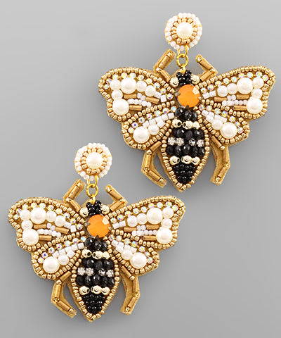 Woodford Yellow Jacket Earrings