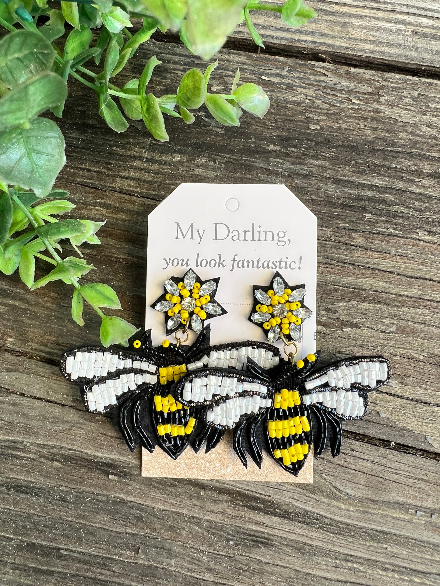 Woodford Yellow Jacket Earrings