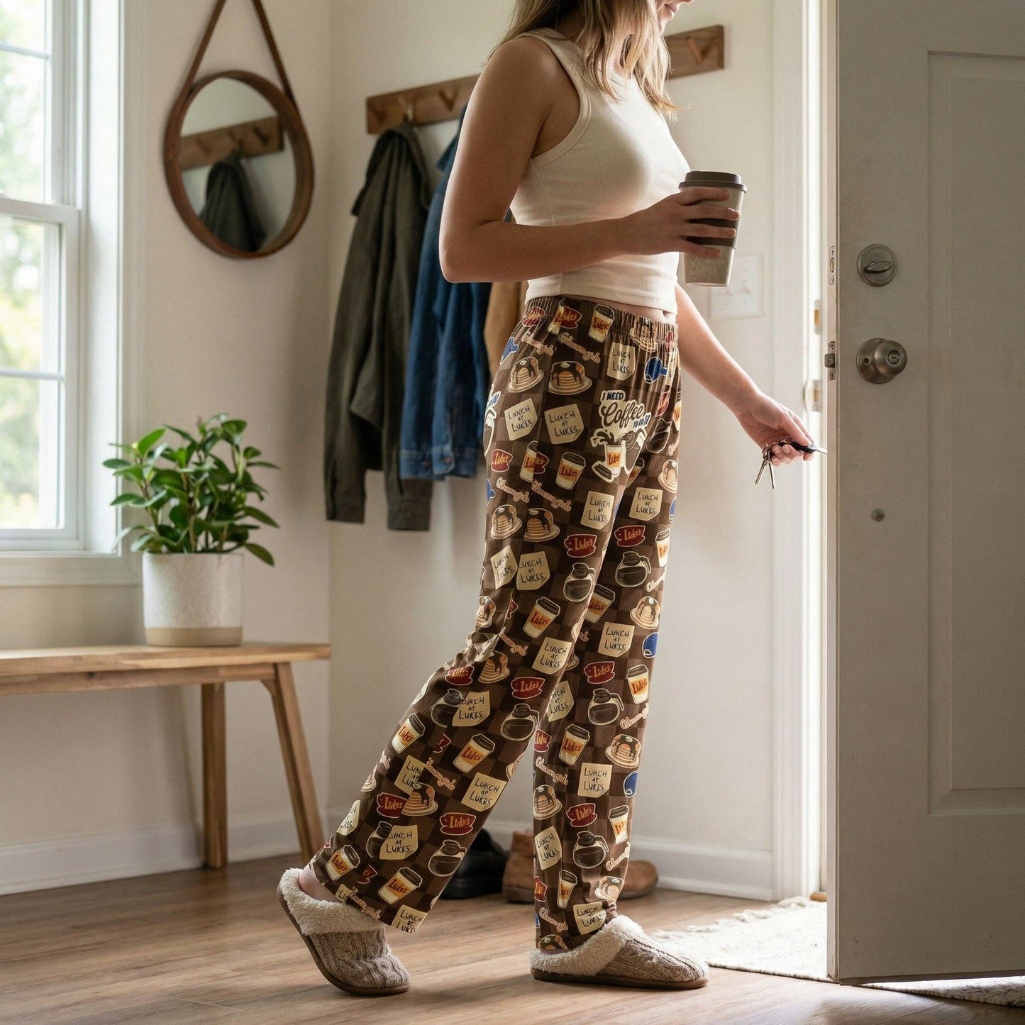 Gilmore Girls Luke's Coffee Diner Notes Lounge Pants