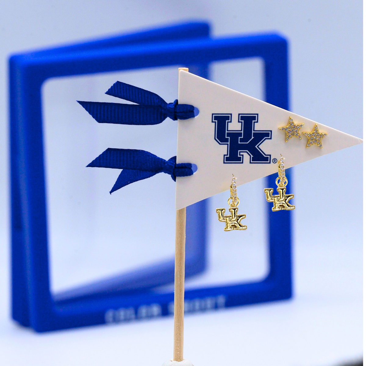 Kentucky University Pennant Pair Earring Set