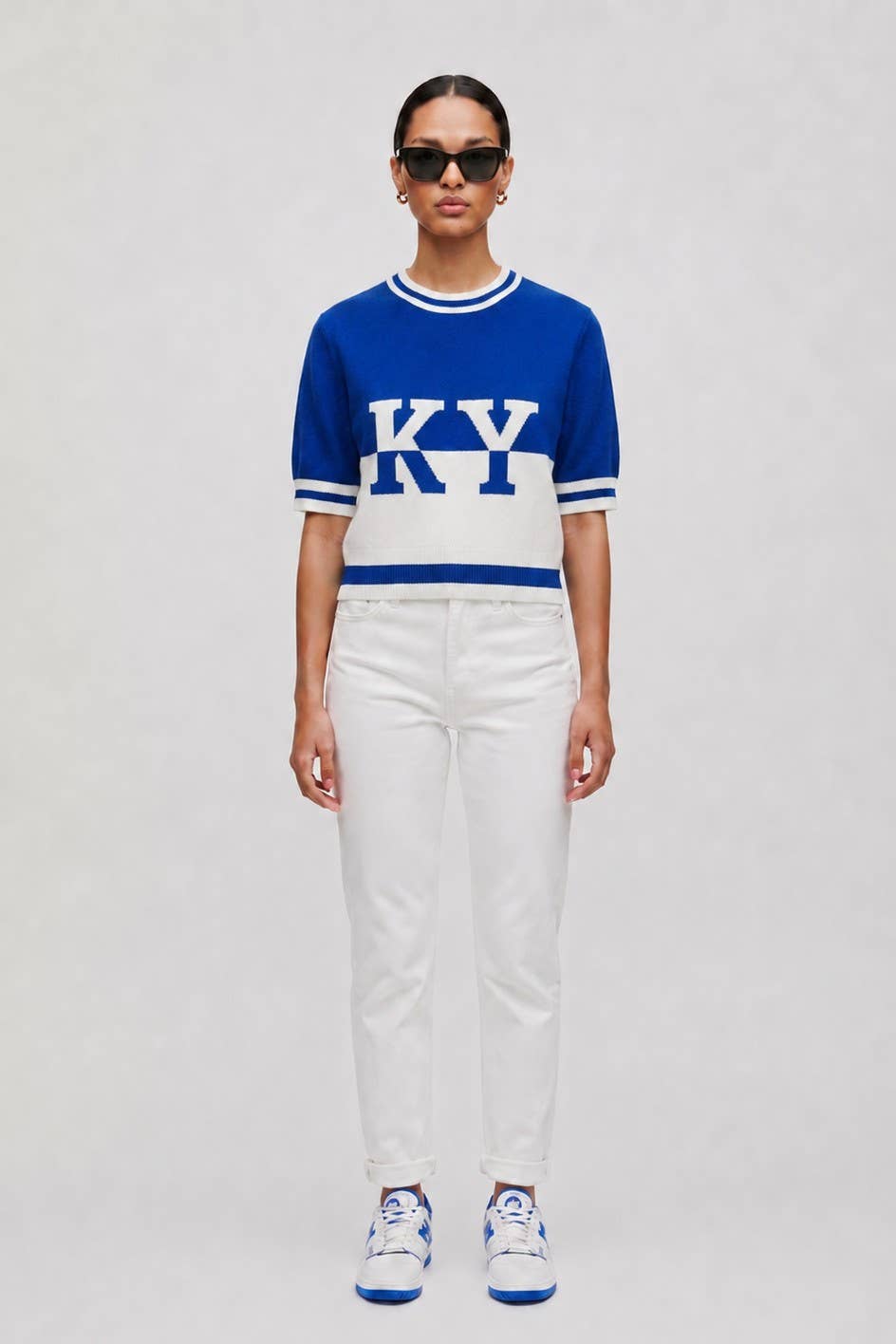 Kentucky GAME DAY SHORT SLEEVE SWEATER: Royal Blue