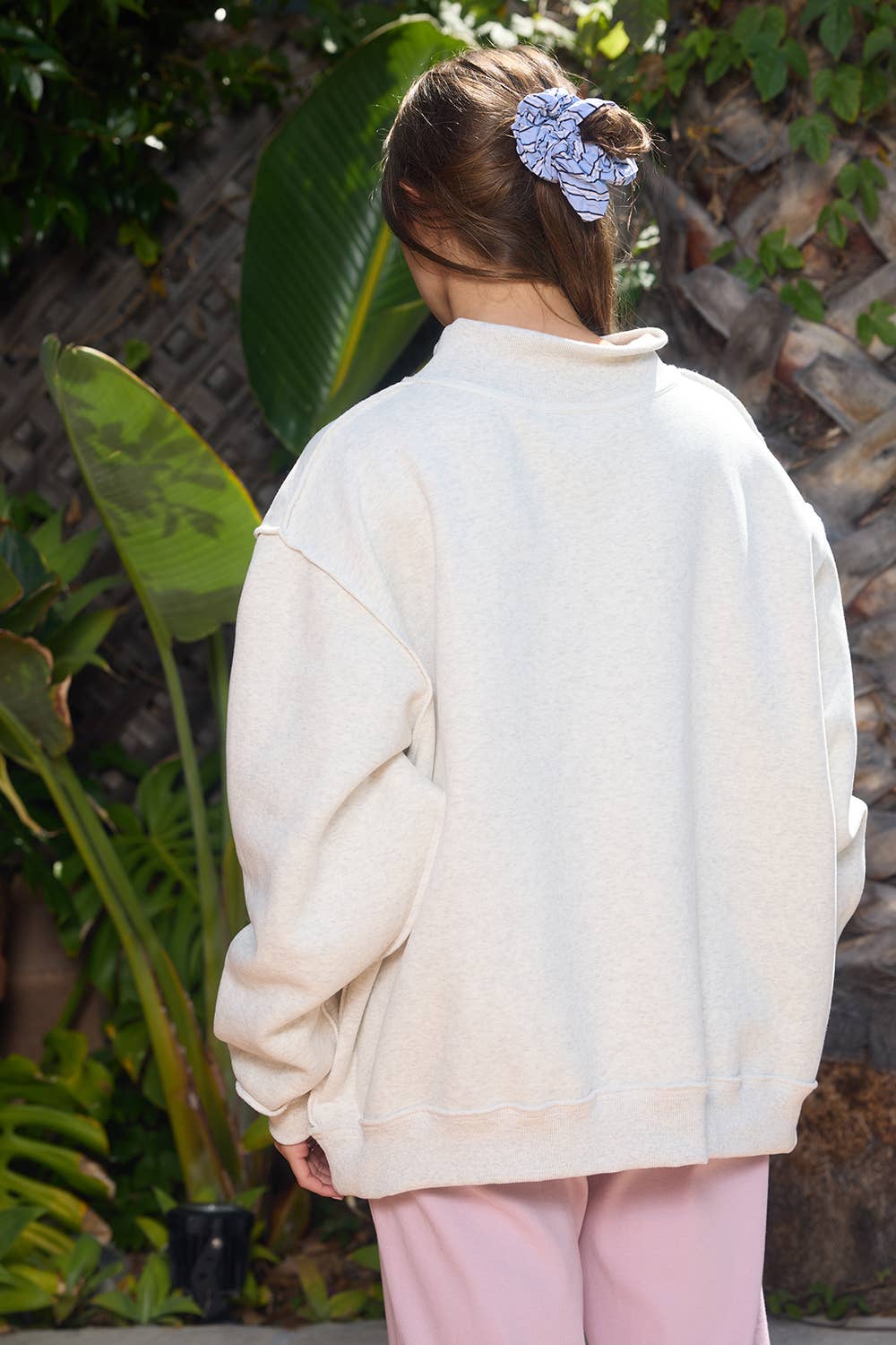 MAHJONG | Reversible "MAHJ"&"BAM" MockNeck Sweatshirt