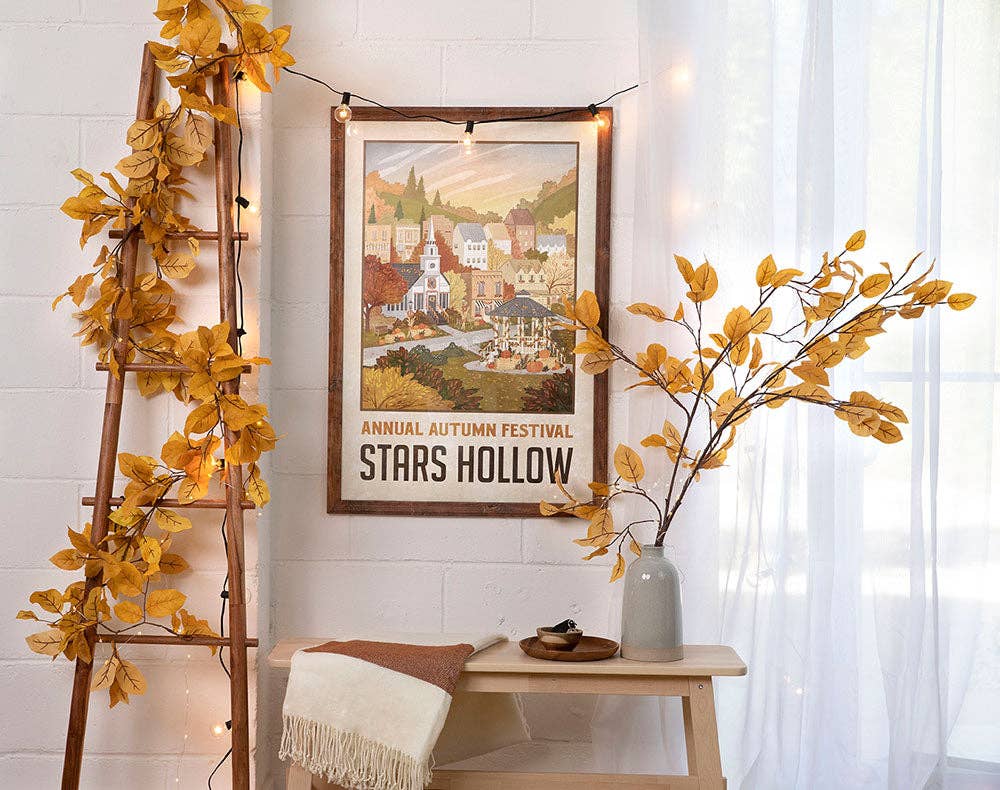 Stars Hollow "Autumn Festival" Travel Poster (for Gilmore Girls fans): 11 x 17" inches