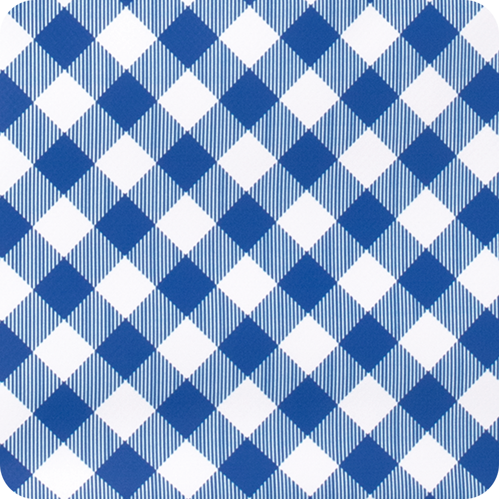 Gameday Gingham Royal Lunchi Lunch Bag
