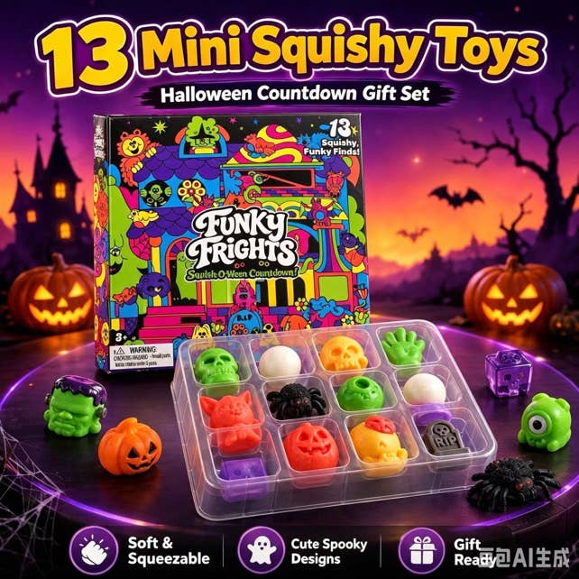 Funky Frights Countdown Squishies!