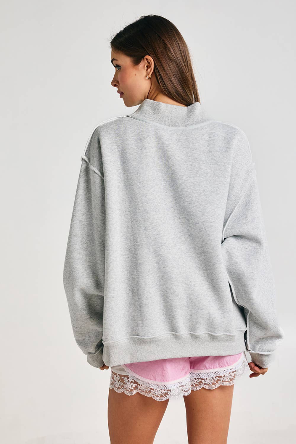 MAHJONG | Reversible "MAHJ"&"BAM" MockNeck Sweatshirt