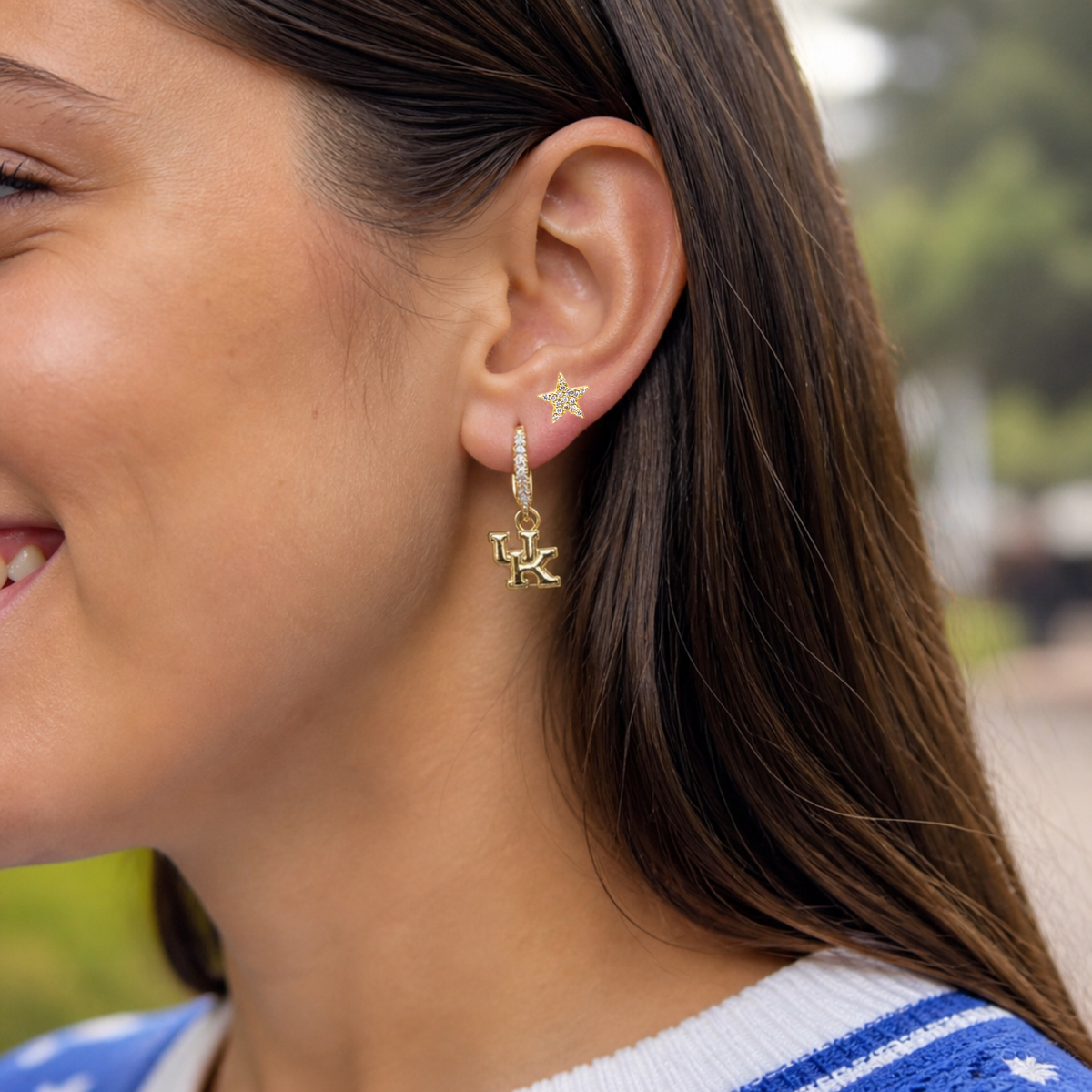 Kentucky University Pennant Pair Earring Set