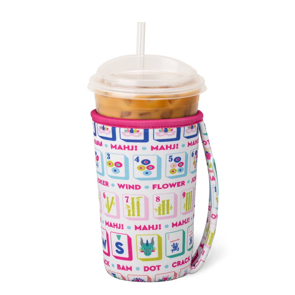 Mahjong Tiles Iced Cup Coolie (Medium)