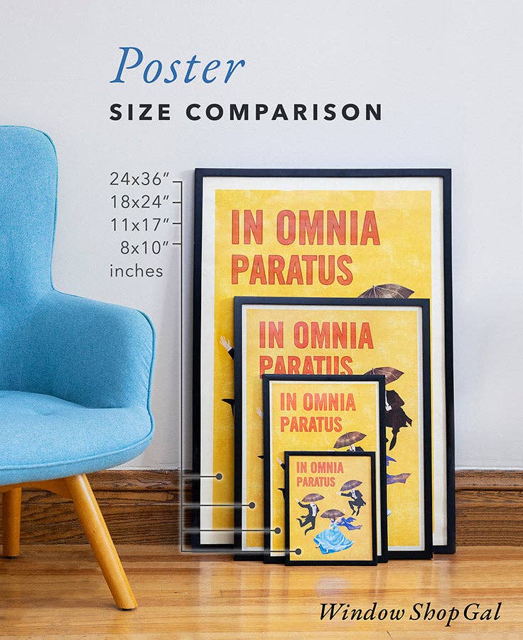 Luke's Diner Retro Poster (for Gilmore Girls fans): 11 x 17" inches