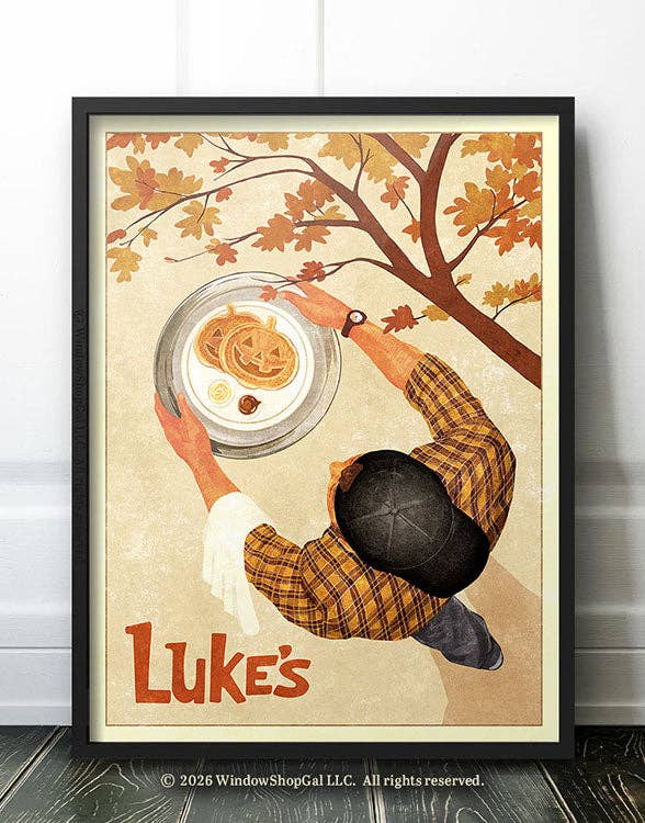 Luke's Diner Autumn Poster: 11 x 17" inches