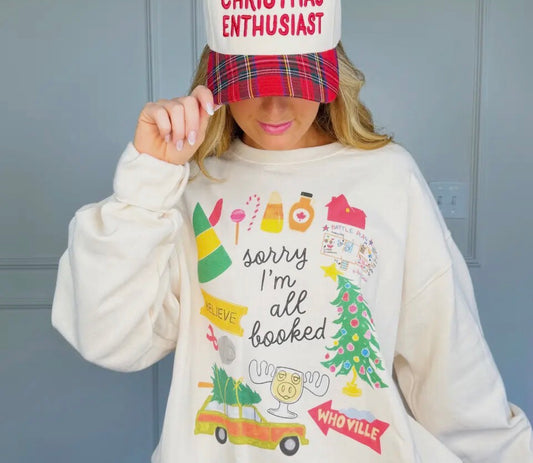 Sorry I’m All Booked Sweatshirt