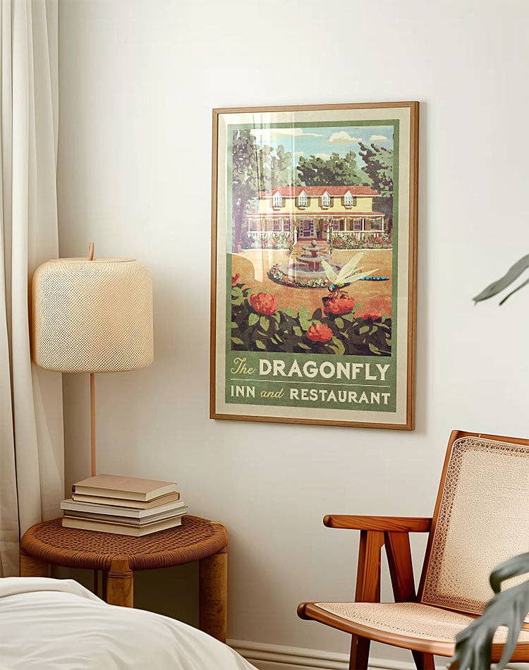 Dragonfly Inn Vintage Poster (for fans of Gilmore Girls): 11 x 17" inches