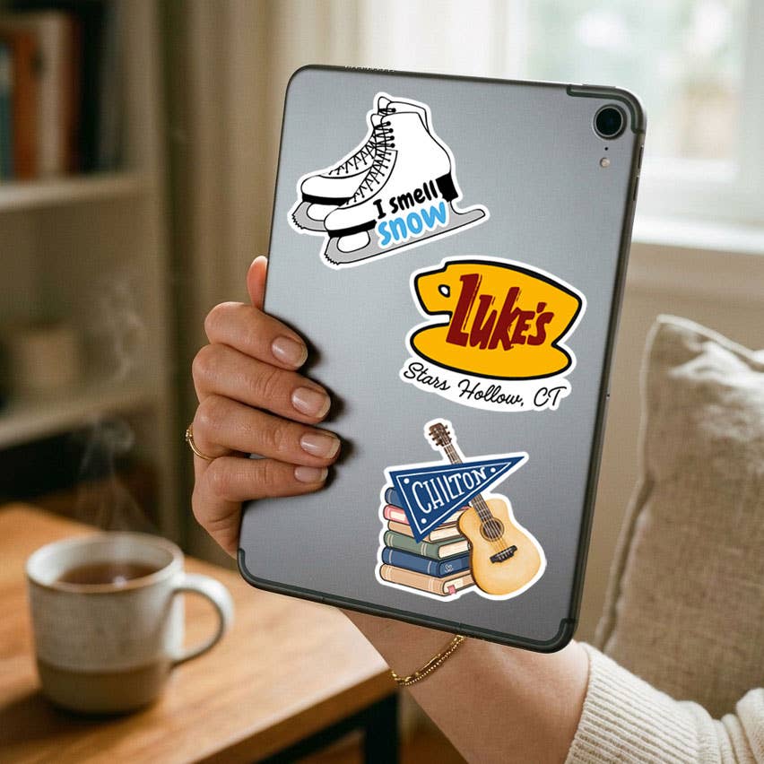 Gilmore Girls Chilton Lukes Yale Laptop Sticker: Packaged