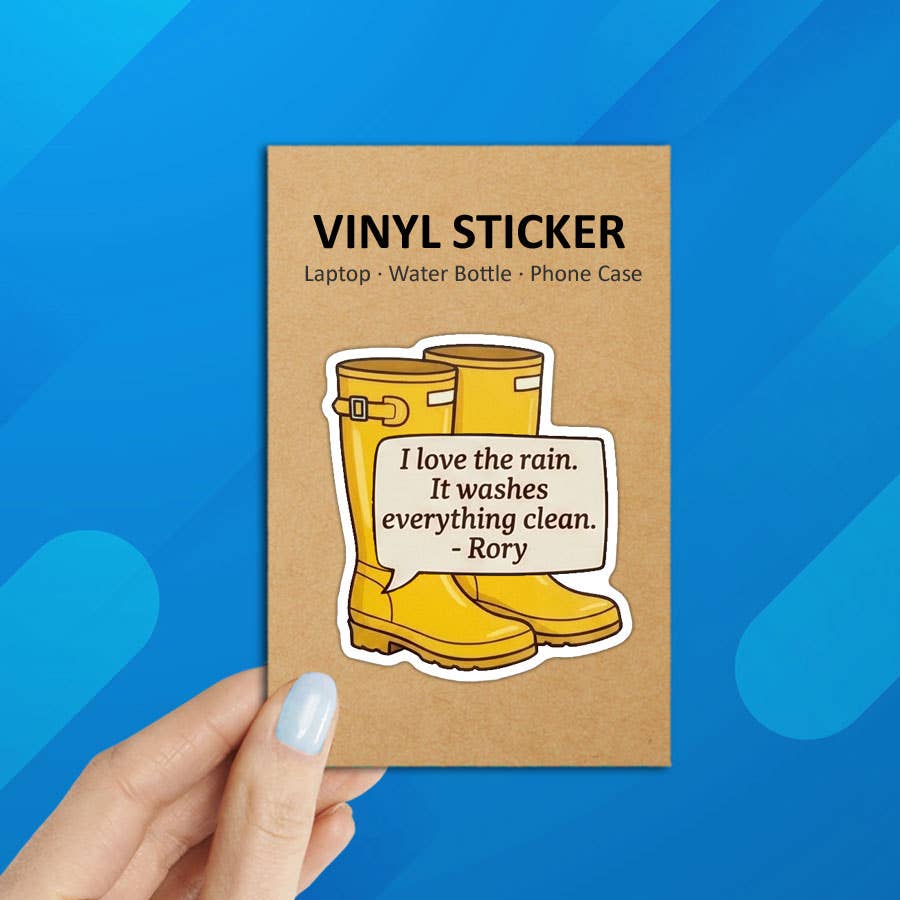 Gilmore Girls Inspired Rory Quote Laptop Sticker: Packaged