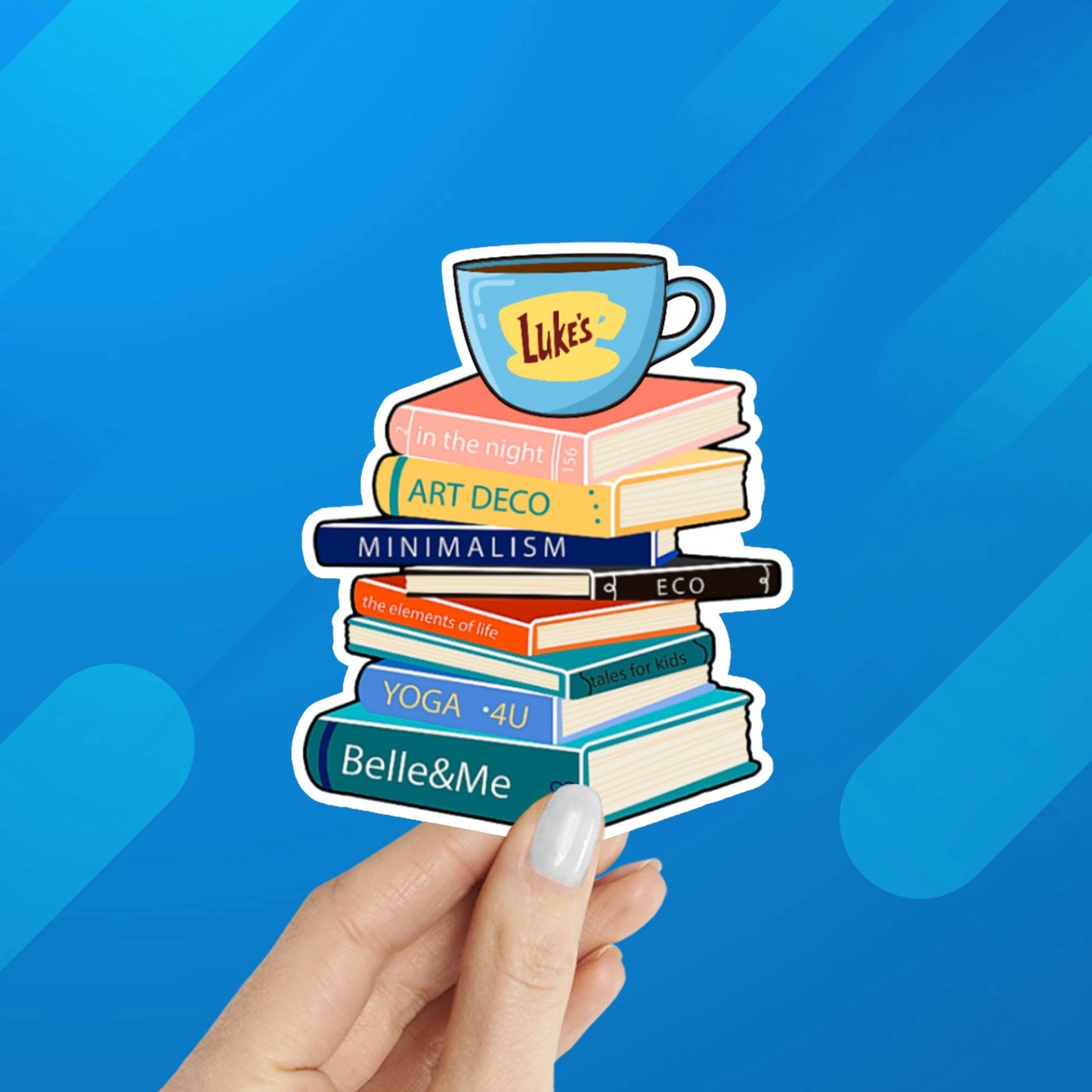 Gilmore Girls Chilton Lukes Yale Laptop Sticker: Packaged