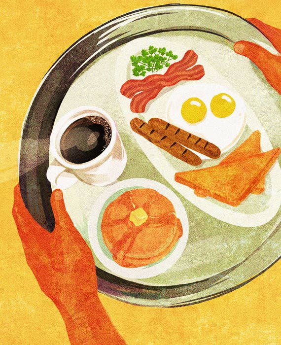Luke's Diner Retro Poster (for Gilmore Girls fans): 11 x 17" inches