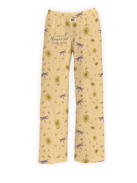 Gilmore Girls Thousand Yellow Daisies Lounge Pants: Large