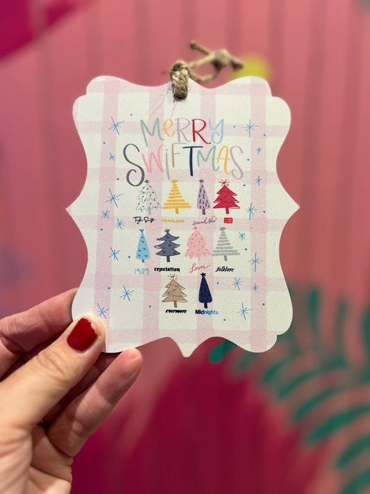 Taylor Swift Merry Swiftmas Ornament