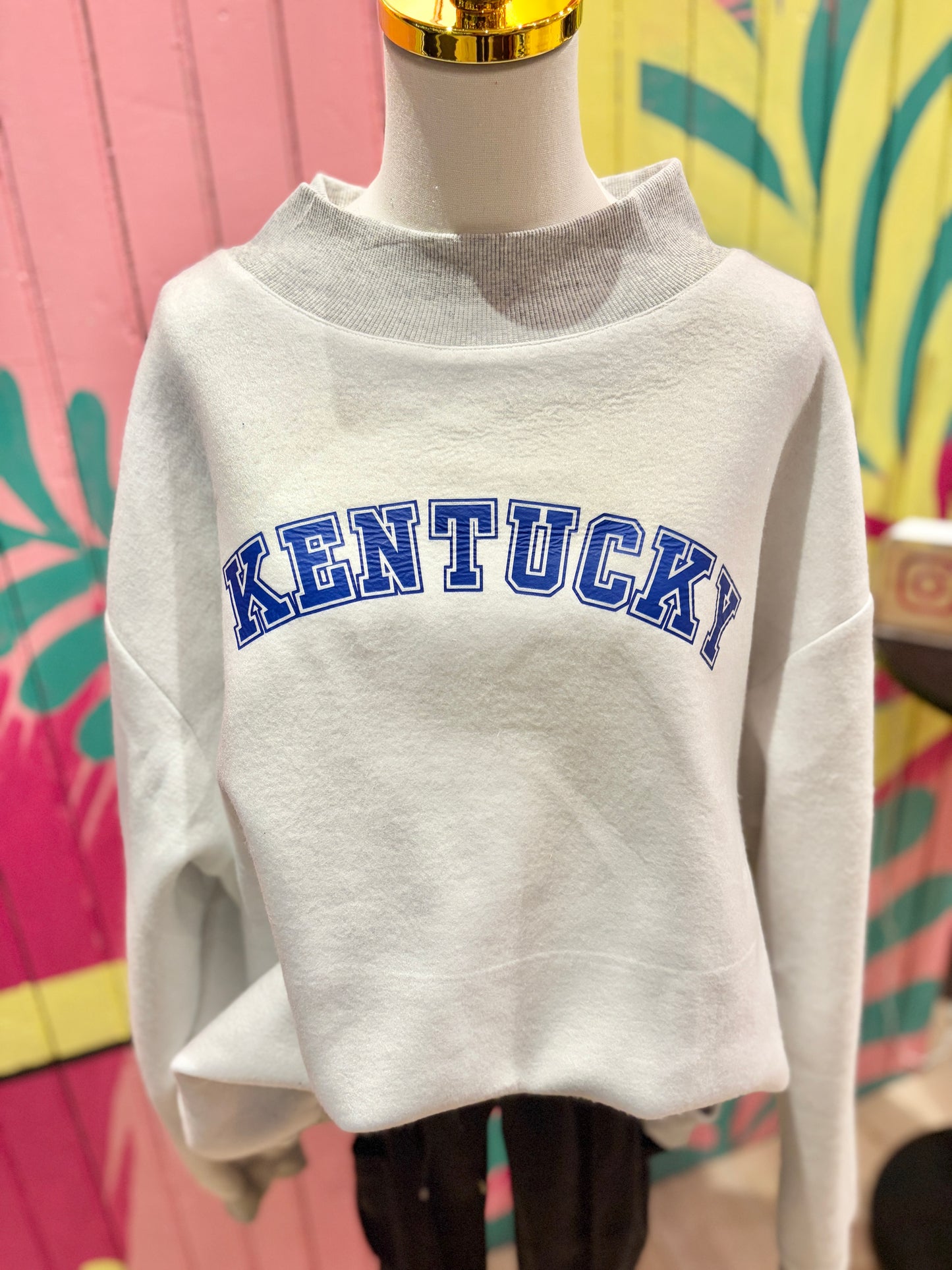 Woodford/Kentucky Reversible Mock Neck