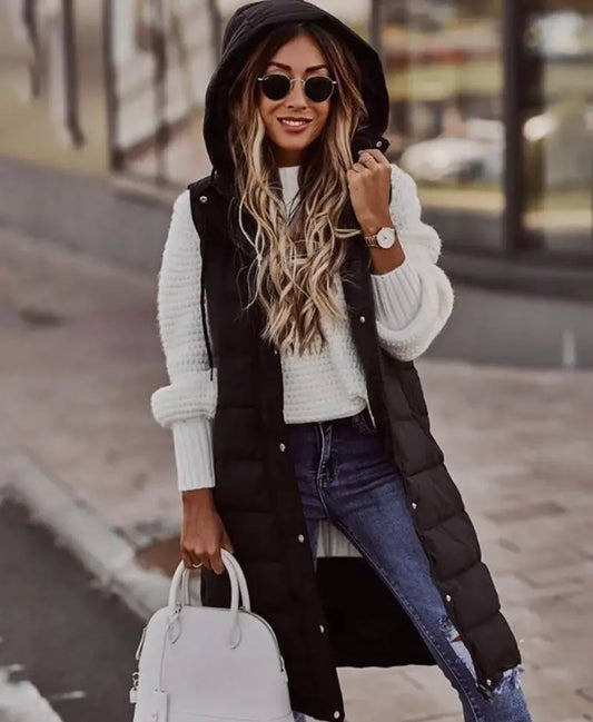 Black Puffer Vest