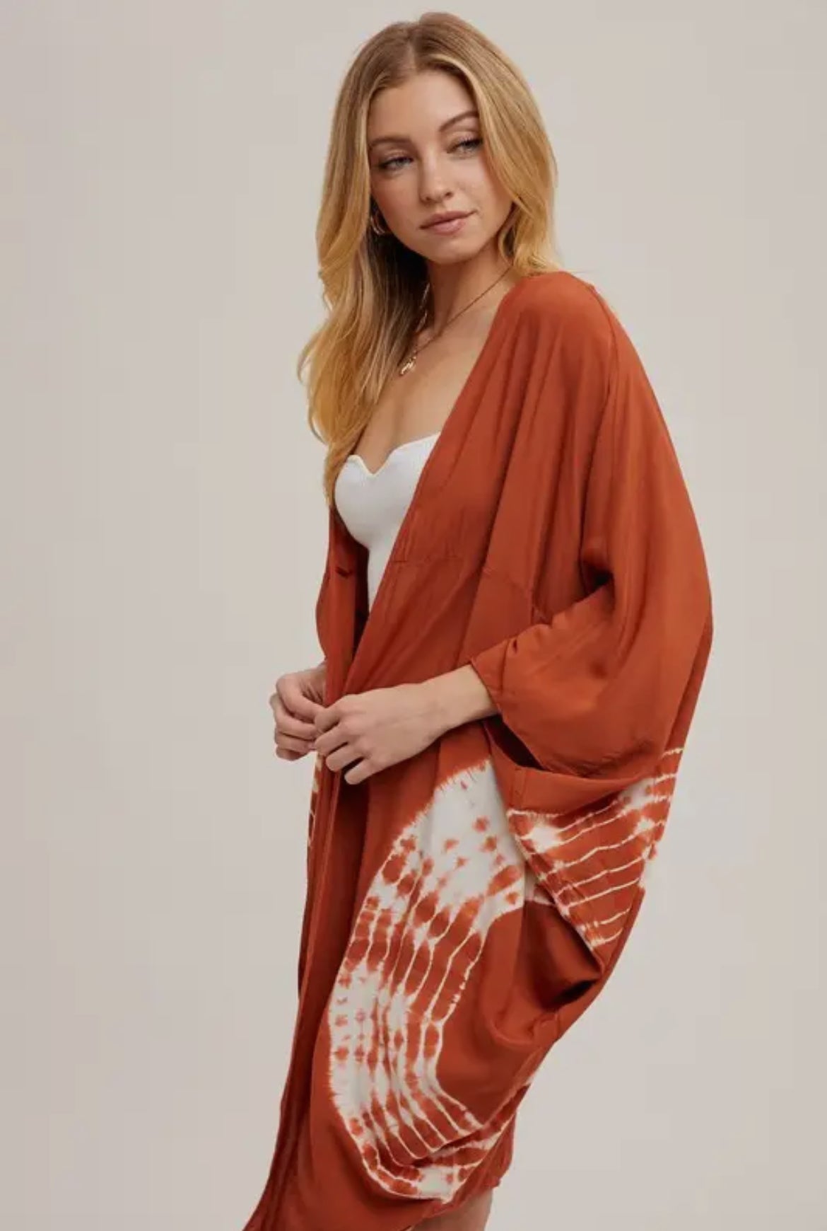 Tie Die Kimono