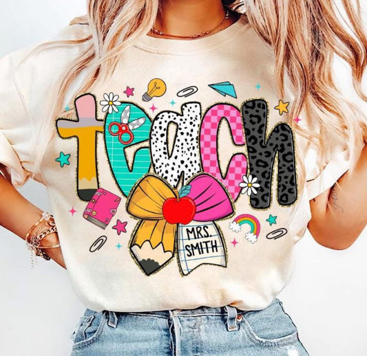 Custom Teach Tee PREORDER