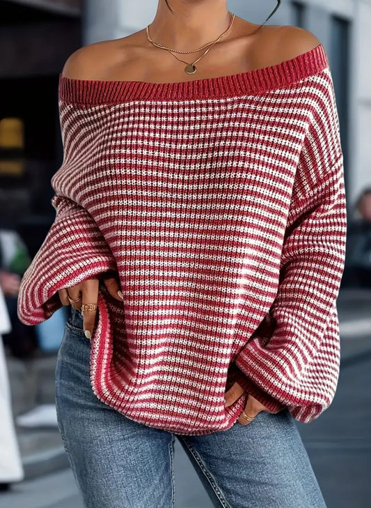 Red Oversized Sweater