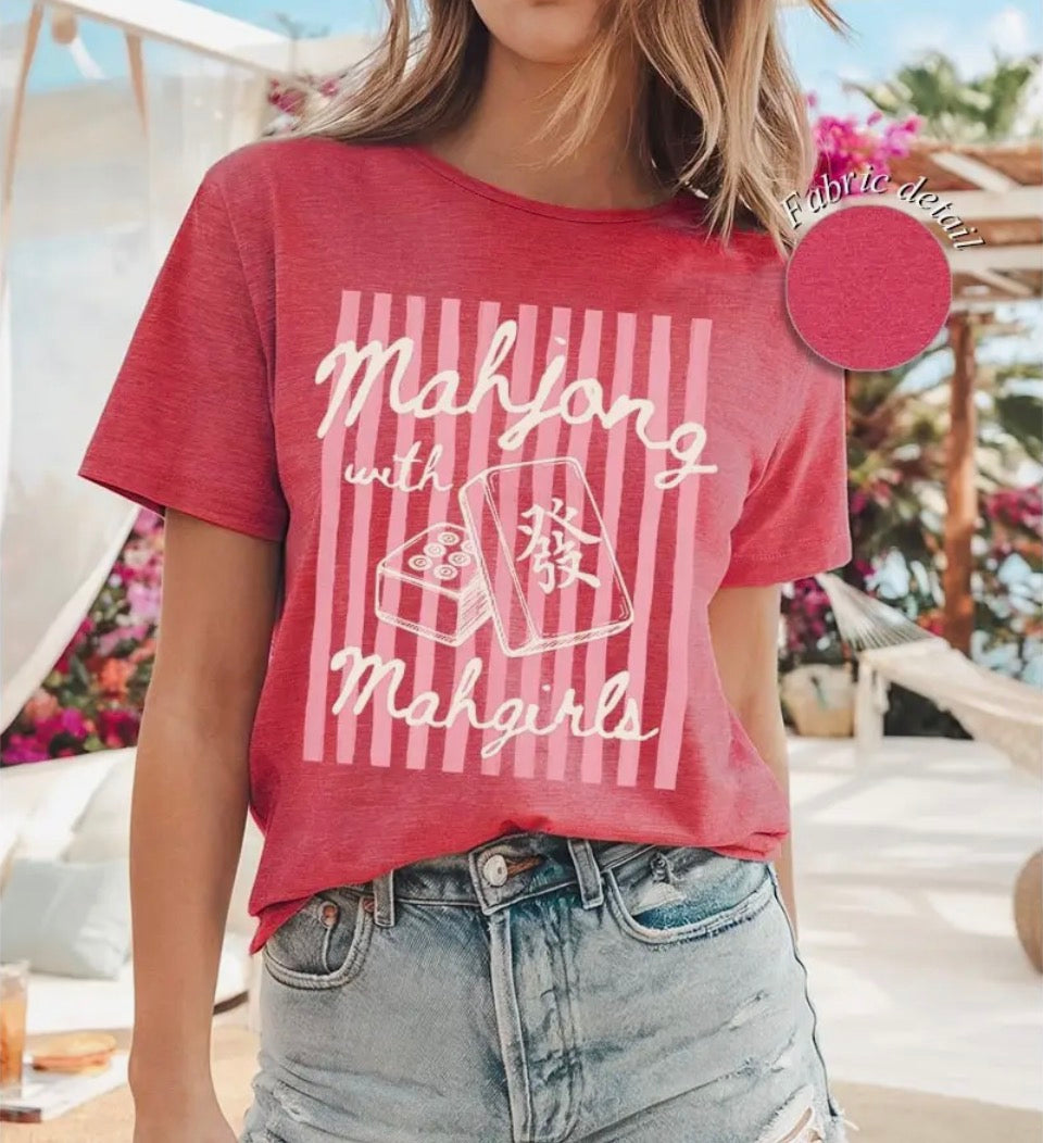 Mahjong with Mahgirls Tee