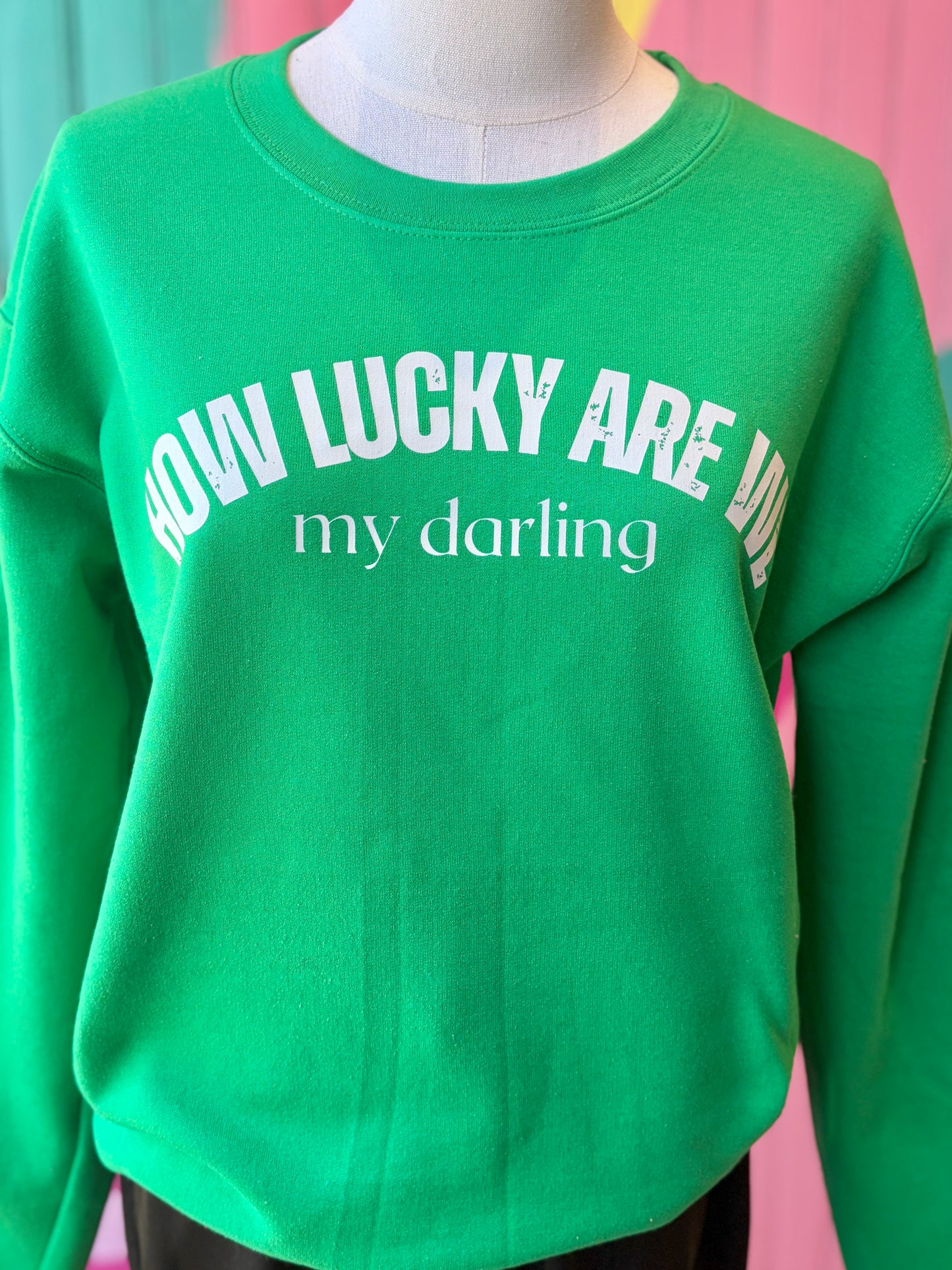 How Lucky Are We Sweatshirt
