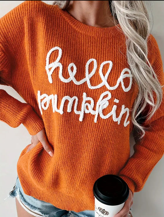 Hello Pumpkin Sweater