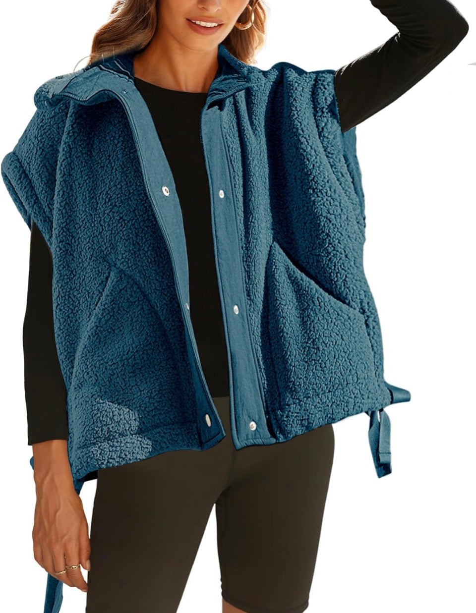 Blue Fleece Vest