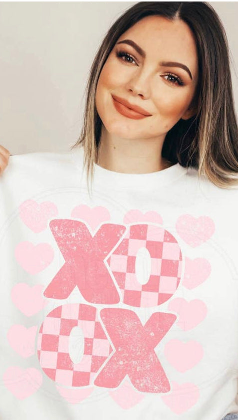 XOXO Checkered T-shirt
