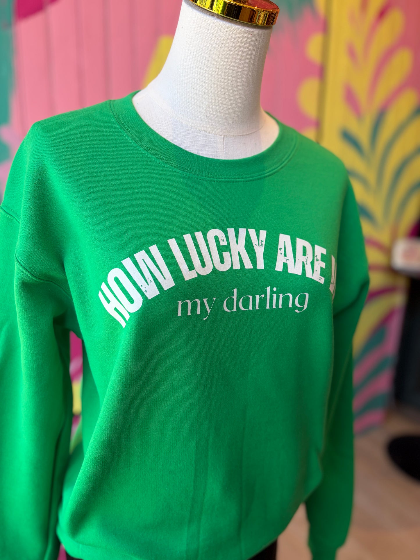 How Lucky Are We Sweatshirt